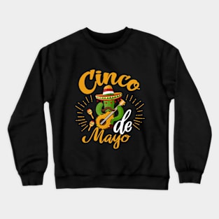 Funny Mexico Cinco de Mayo Pepper Mexican Crewneck Sweatshirt